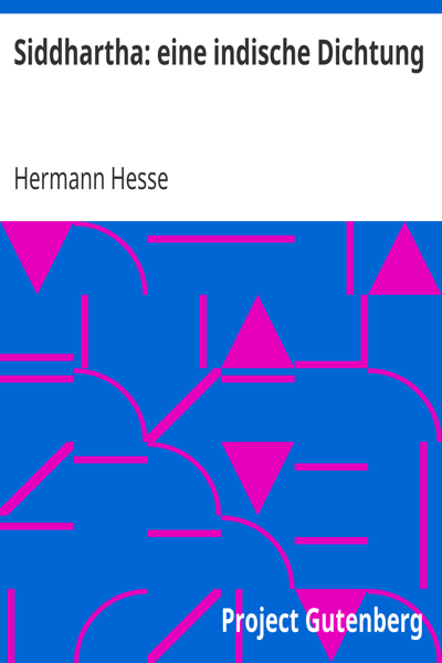 Siddhartha by Hermann Hesse